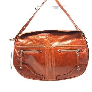 NUOVEDIVE, large leather hobo purse, made in Italy, NWOT